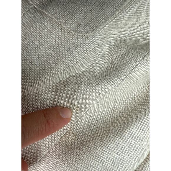 Vintage Women's Talbots 100% Irish Linen Size 12 Lined Button Up Blazer Jacket - Picture 7 of 12